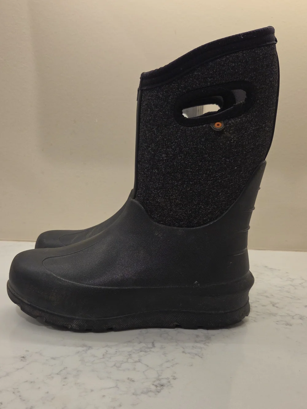BOGS Kids Black Waterproof Winter Boots